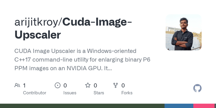 Cuda-Image-Upscaler